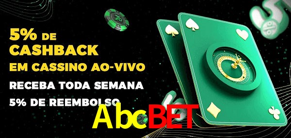 Promoções do cassino ao Vivo Abcbet